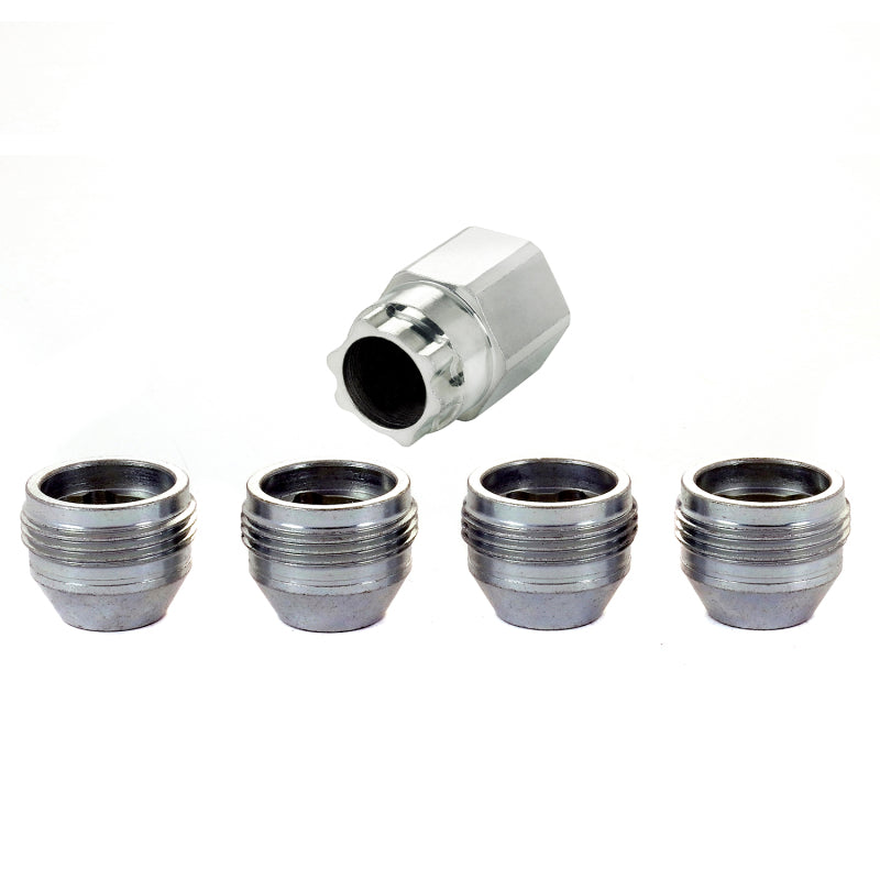 McGard Wheel Lock Nut Set - 4pk. (Under Hub Cap / Cone Seat) M14X1.5 / 22mm Hex / .893in. Length McGard Lug Nuts  AXOPROS
