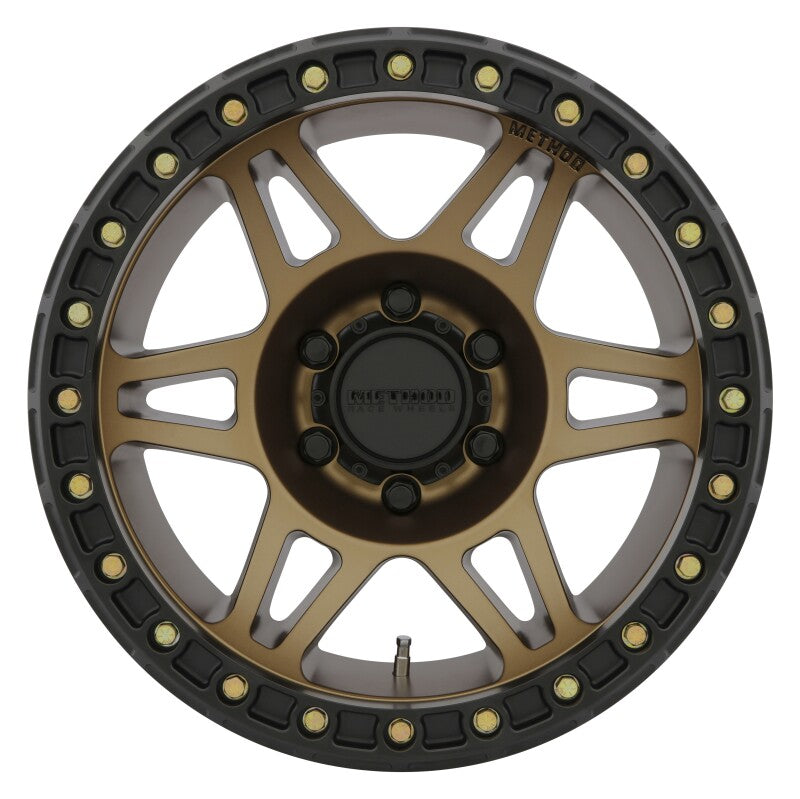 Method MR106 Beadlock 17x9 -44mm Offset 5x5 71.5mm CB Method Bronze w/BH-H24125 Wheel Method Wheels Wheels - Cast AXOPROS
