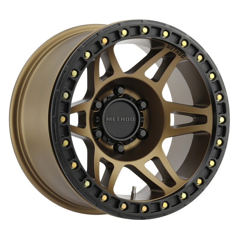 Method MR106 Beadlock 17x9 -44mm Offset 5x5 71.5mm CB Method Bronze w/BH-H24125 Wheel Method Wheels Wheels - Cast AXOPROS