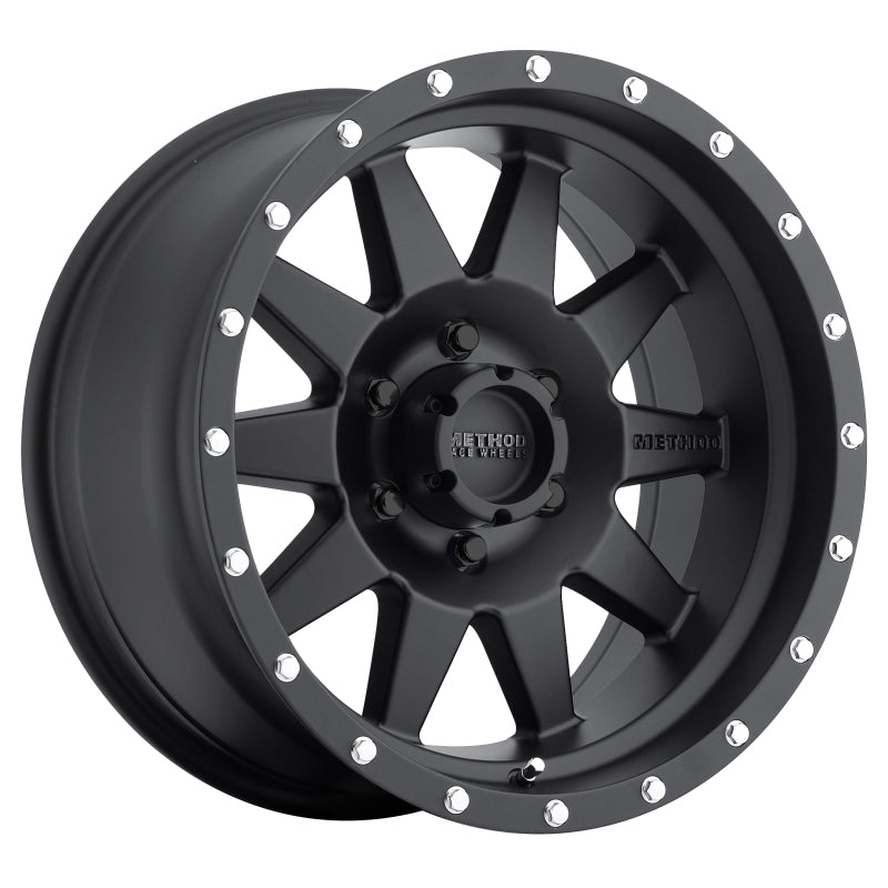Method MR301 The Standard 16x8 0mm Offset 6x5.5 108mm CB Matte Black Wheel Method Wheels Wheels - Cast AXOPROS