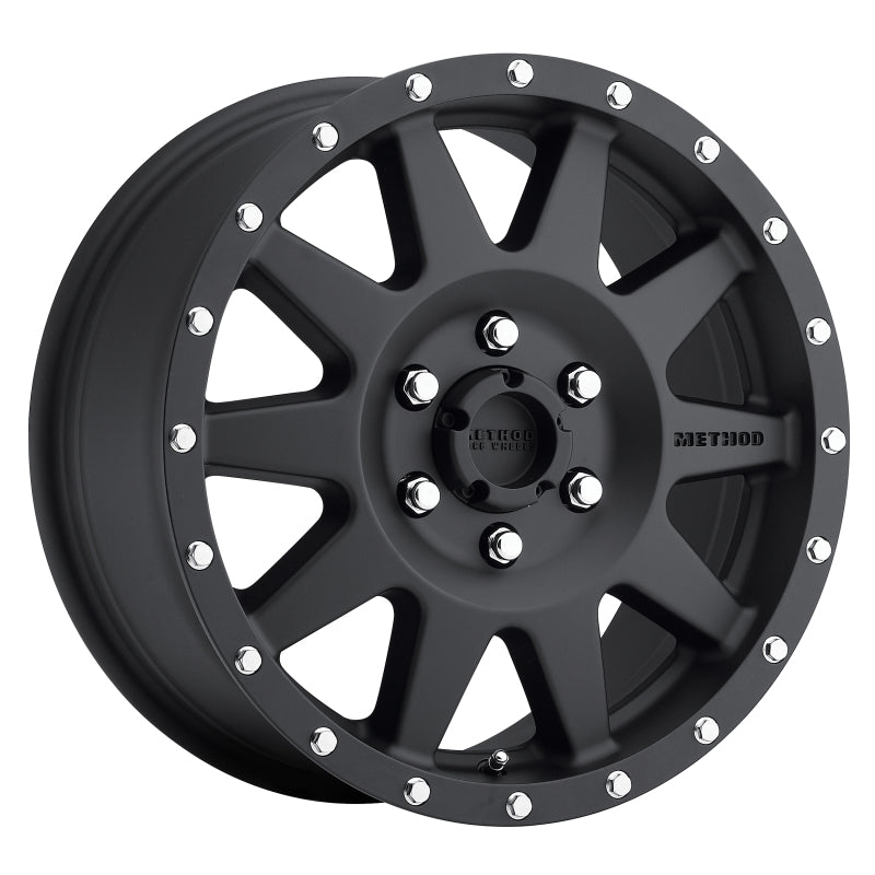 Method MR301 The Standard 17x7.5 +50mm Offset 6x130 84.1mm CB Matte Black Wheel Method Wheels Wheels - Cast AXOPROS