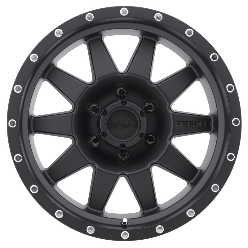 Method MR301 The Standard 17x8.5 0mm Offset 6x5.5 108mm CB Matte Black Wheel Method Wheels Wheels - Cast AXOPROS