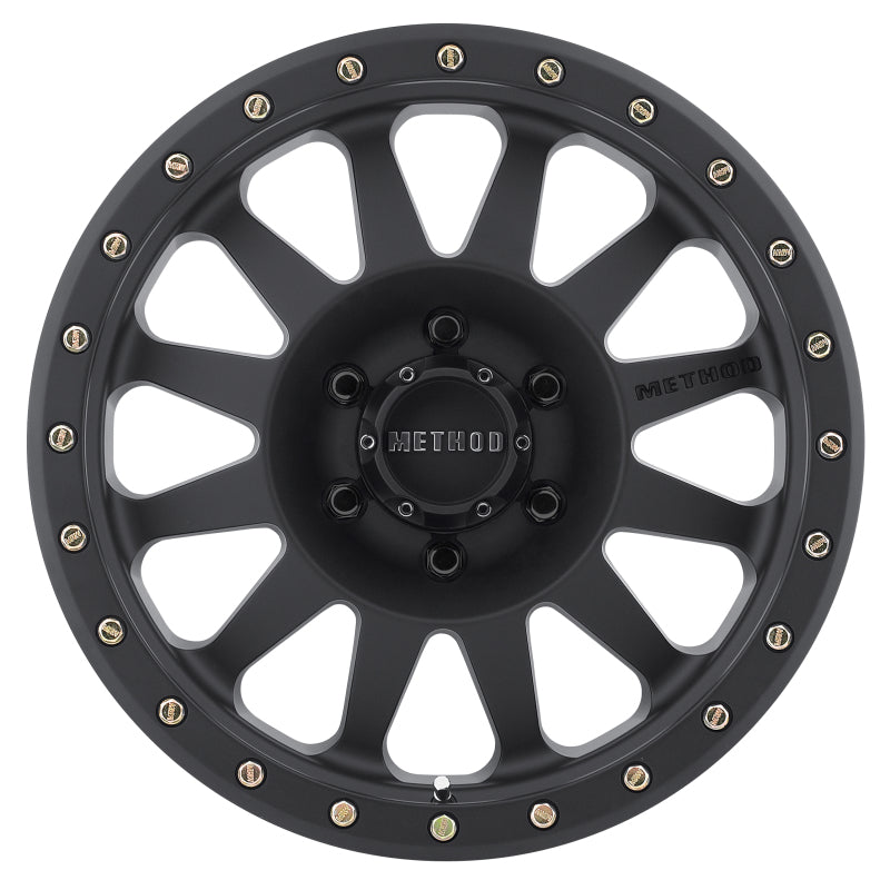 Method MR304 Double Standard 16x8 0mm Offset 6x5.5 108mm CB Matte Black Wheel Method Wheels Wheels - Cast AXOPROS