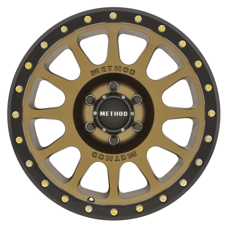 Method MR305 NV 18x9 0mm Offset 6x5.5 108mm CB Method Bronze/Black Street Loc Wheel Method Wheels Wheels - Cast AXOPROS