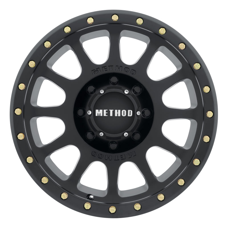 Method MR305 NV 18x9 -12mm Offset 8x6.5 130.81mm CB Matte Black Wheel Method Wheels Wheels - Cast AXOPROS