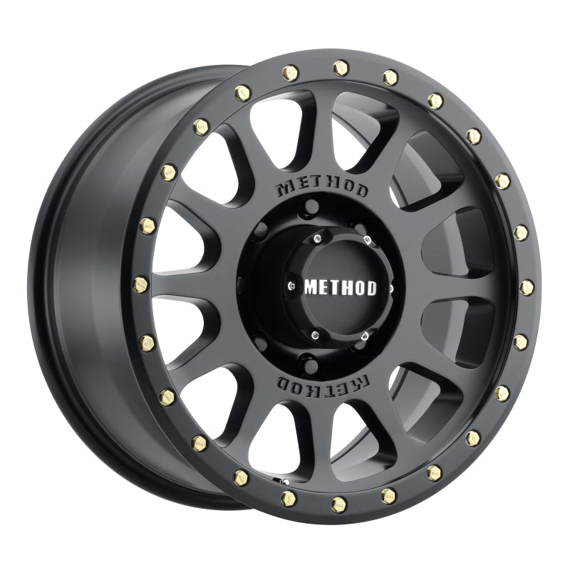 Method MR305 NV 20x10 -18mm Offset 8x170 130.81mm CB Matte Black Wheel Method Wheels Wheels - Cast AXOPROS