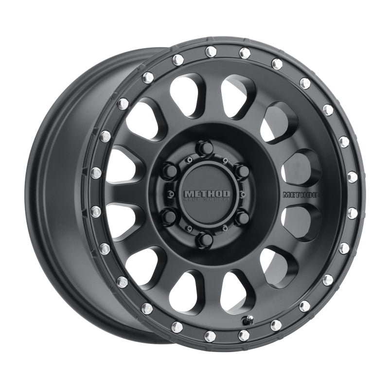 Method MR315 17x9 -12mm Offset 6x5.5 106.25mm CB Matte Black Wheel Method Wheels Wheels - Cast AXOPROS
