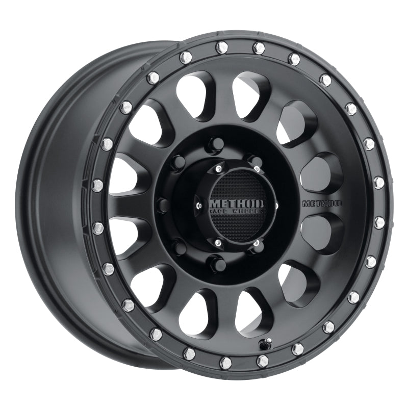 Method MR315 18x9 +18mm Offset 8x170 130.81mm CB Matte Black Wheel Method Wheels Wheels - Cast AXOPROS