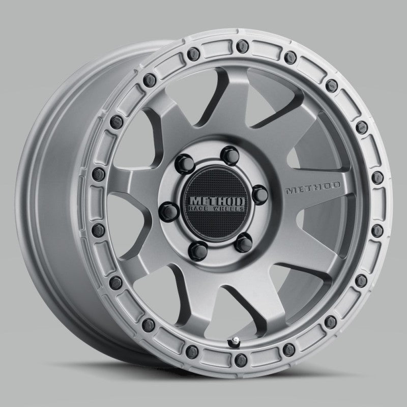 Method MR317 17x8.5 0mm Offset 6x5.5 106.25mm CB Matte Titanium Wheel Method Wheels Wheels - Cast AXOPROS