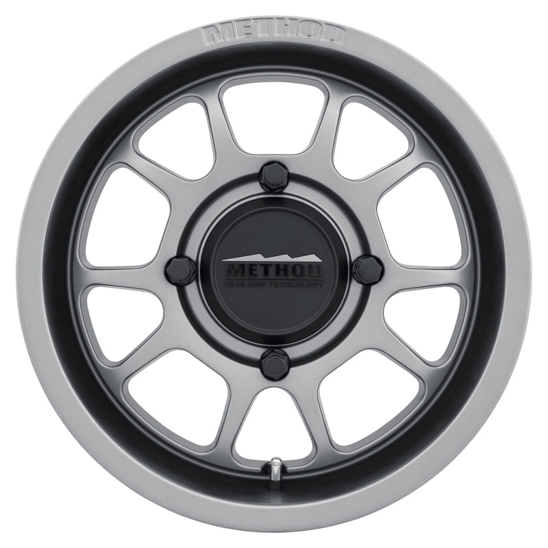 Method MR409 Bead Grip 15x7 / 5+2/38mm Offset / 4x156 / 132mm CB Steel Grey Wheel Method Wheels Wheels - Cast AXOPROS