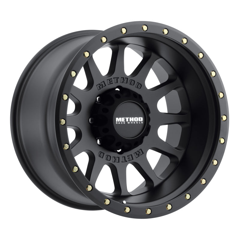 Method MR605 NV 20x9 -12mm Offset 8x180 124.1mm CB Matte Black Wheel Method Wheels Wheels - Cast AXOPROS
