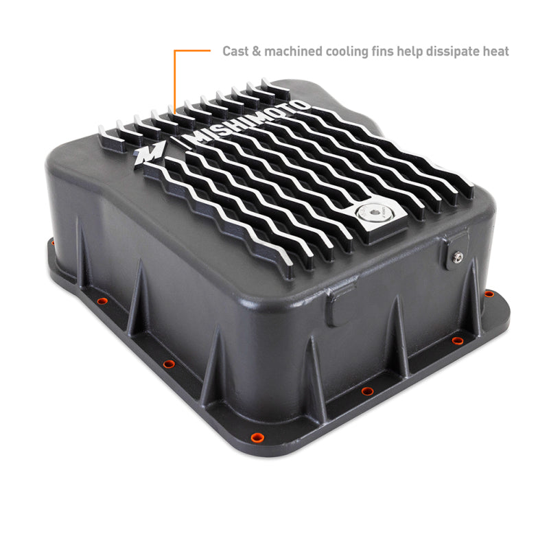 Mishimoto 01-19 Duramax Allison A1000 Transmission Pan Cast GR Mishimoto Transmission Pans AXOPROS