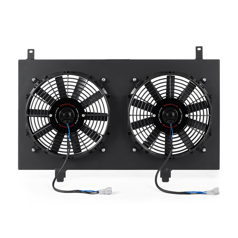 Mishimoto 03-06 Nissan 350Z Aluminum Fan Shroud Black Mishimoto Fans & Shrouds  AXOPROS