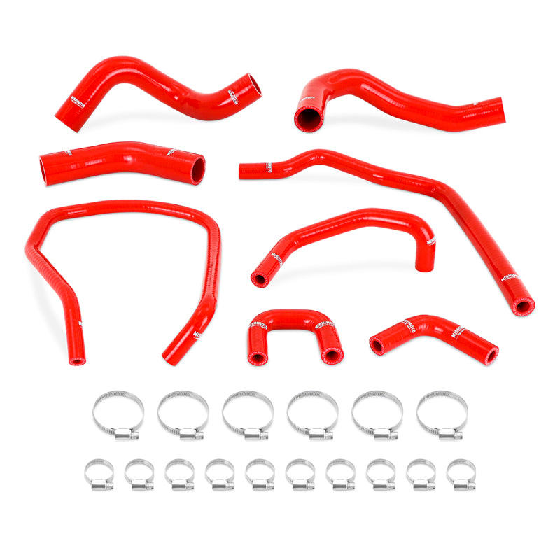 Mishimoto 04-10 Infiniti QX56 / 04-14 Titan Silicone Coolant Hose Kit - Red Mishimoto Hoses AXOPROS