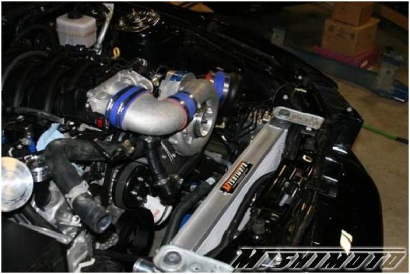 Mishimoto 05+ Ford Mustang Manual Aluminum Radiator Mishimoto Radiators  AXOPROS