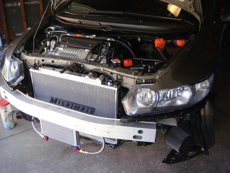 Mishimoto 06+ Honda Civic SI Manual Aluminum Radiator Mishimoto Radiators  AXOPROS