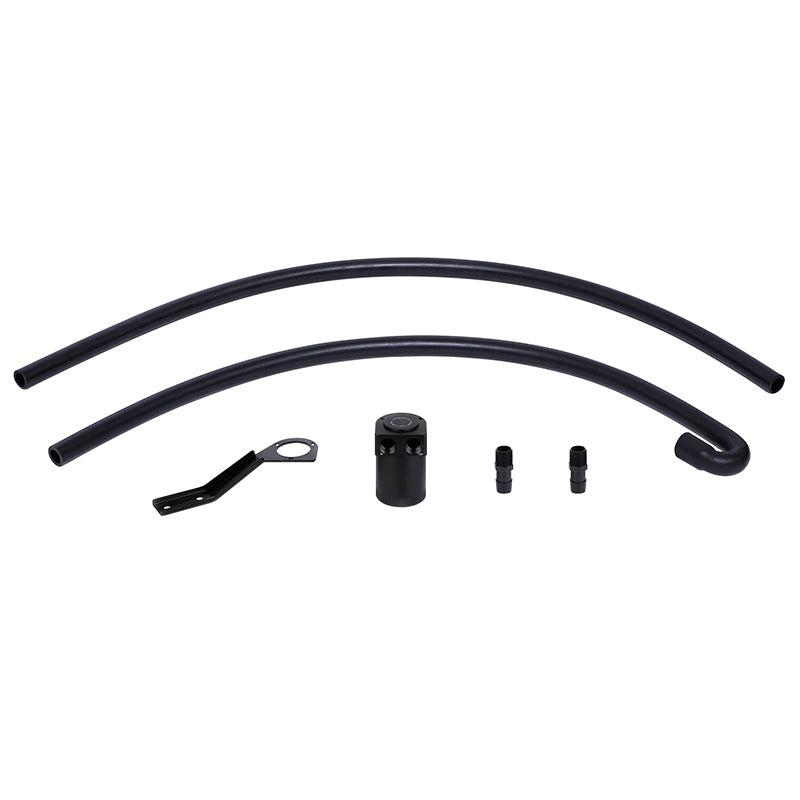 Mishimoto 07-10 BMW N54 Baffled Oil Catch Can Kit - Black (CCV Side) Mishimoto Oil Catch Cans AXOPROS