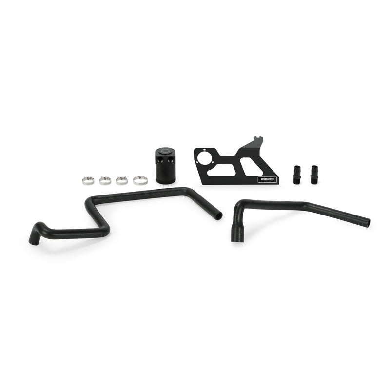 Mishimoto 07-11 Jeep Wrangler JK Baffled Oil Catch Can - Black Mishimoto Oil Catch Cans AXOPROS