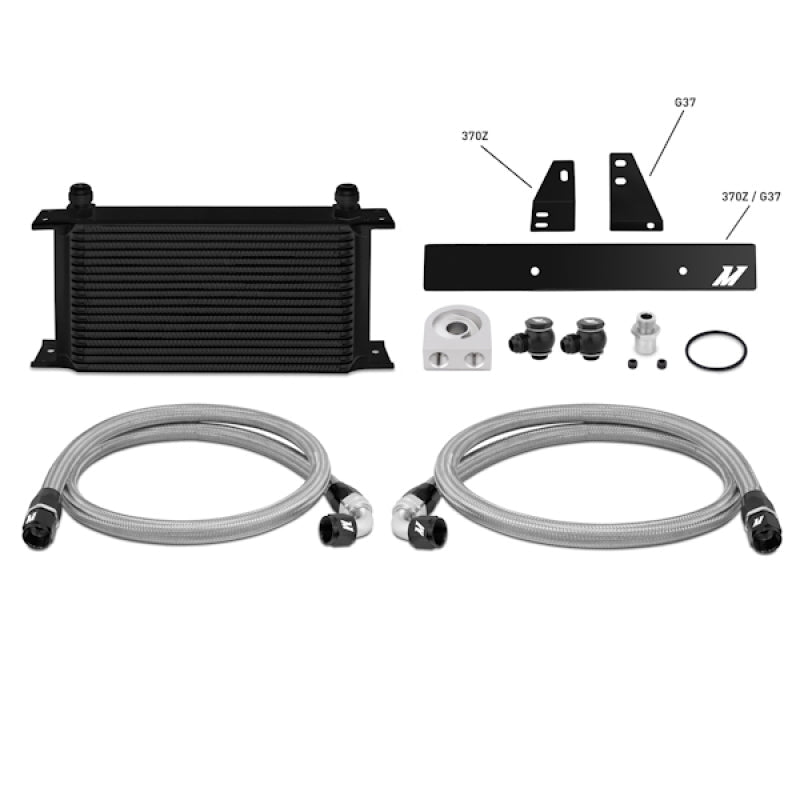 Mishimoto 09+ Nissan 370Z / 08+ Infiniti G37 (Coupe Only) Oil Cooler Kit Mishimoto Oil Coolers  AXOPROS