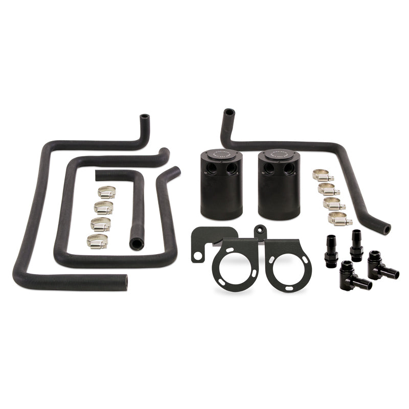Mishimoto 09+ Nissan 370Z Direct Fit Baffled Oil Catch Can - Black Mishimoto Oil Catch Cans AXOPROS