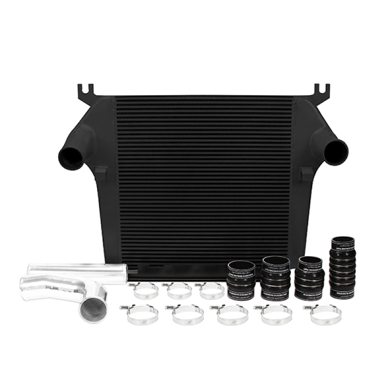 Mishimoto 10-12 Dodge 6.7L Cummins Intercooler Kit (Black) Mishimoto Intercooler Kits  AXOPROS