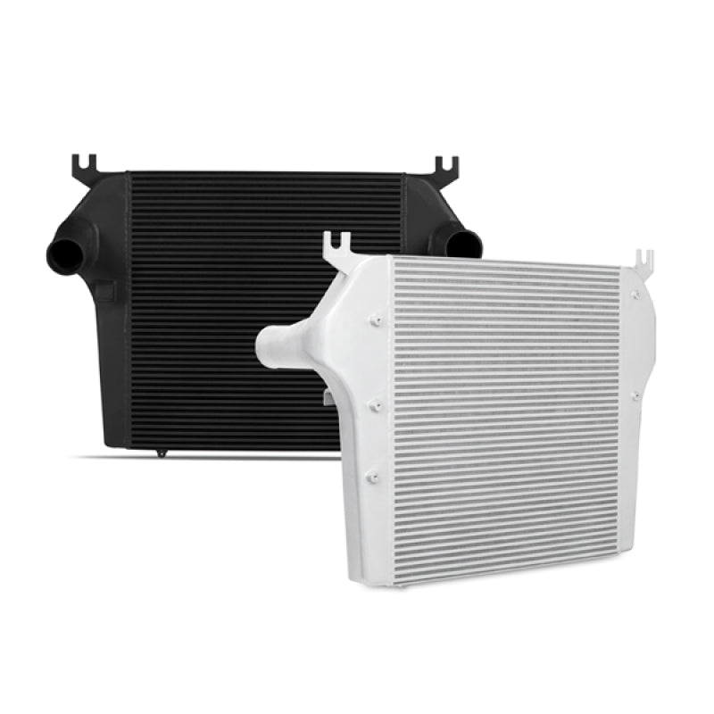 Mishimoto 10-12 Dodge 6.7L Cummins Intercooler (Silver) Mishimoto Intercoolers  AXOPROS