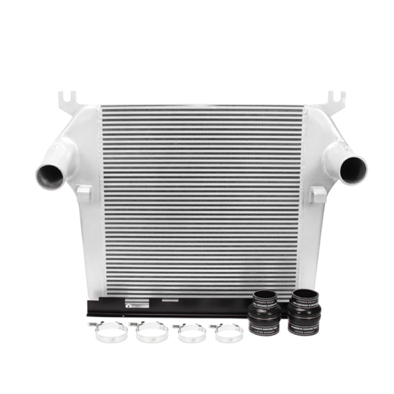 Mishimoto 10-12 Dodge 6.7L Cummins Intercooler (Silver) Mishimoto Intercoolers  AXOPROS