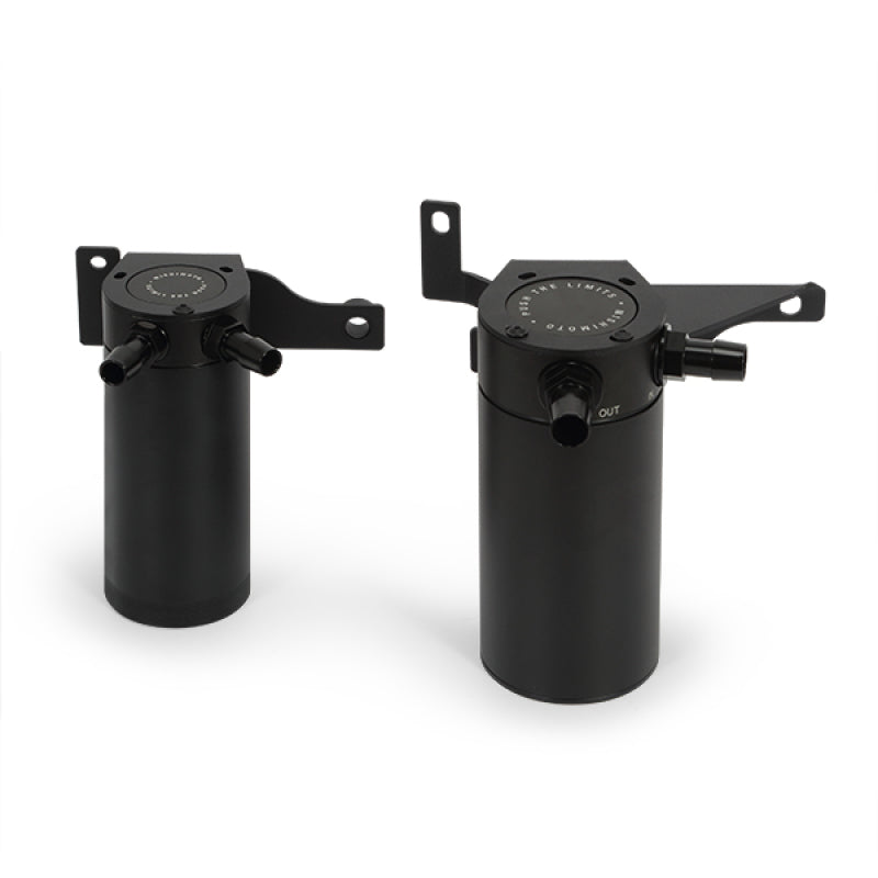 Mishimoto 11-14 Ford F-150 EcoBoost 3.5L Baffled Oil Catch Can Kit - Black Mishimoto Oil Catch Cans AXOPROS