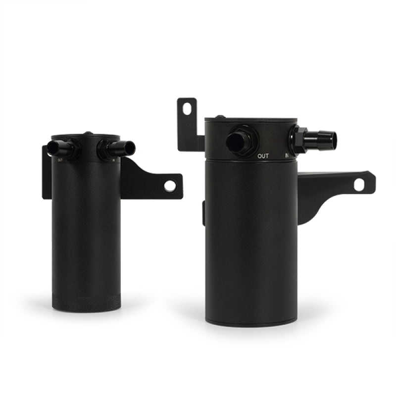 Mishimoto 11-14 Ford F-150 EcoBoost 3.5L Baffled Oil Catch Can Kit - Black Mishimoto Oil Catch Cans AXOPROS