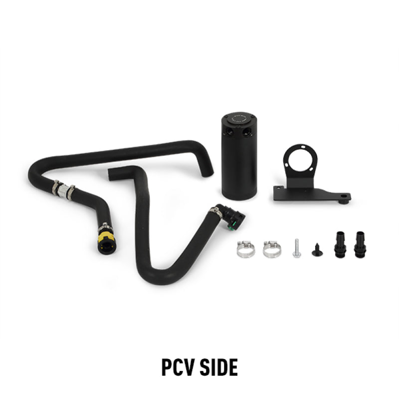 Mishimoto 11-14 Ford F-150 EcoBoost 3.5L Baffled Oil Catch Can Kit - Black Mishimoto Oil Catch Cans AXOPROS