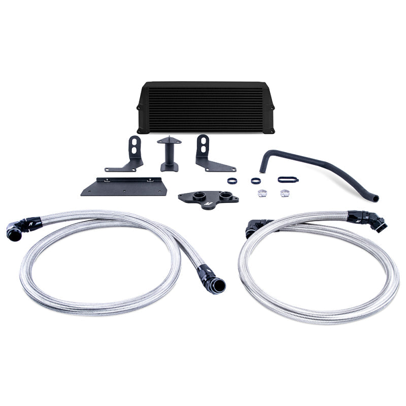 Mishimoto 11-19 Ford 6.7L Powerstroke Performance Oil Cooler Kit - Black Mishimoto Oil Coolers  AXOPROS