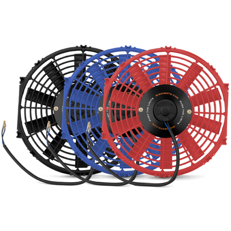 Mishimoto 12 Inch Red Electric Fan 12V Mishimoto Fans & Shrouds  AXOPROS