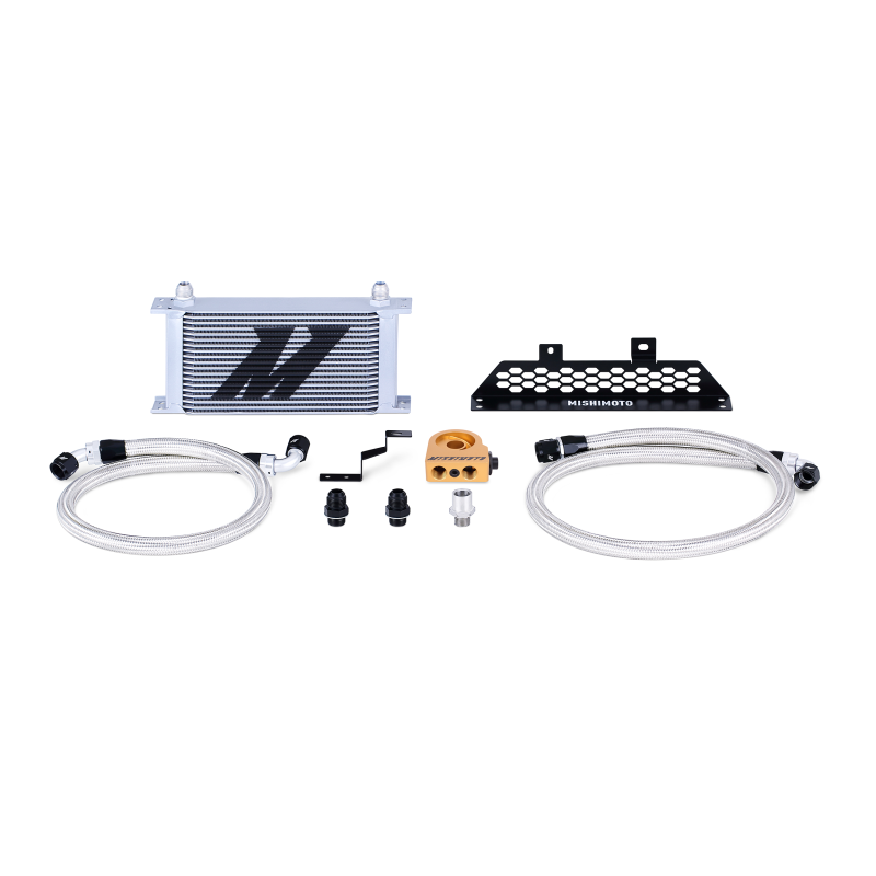 Mishimoto 13+ Ford Focus ST Thermostatic Oil Cooler Kit - Silver Mishimoto Oil Coolers  AXOPROS
