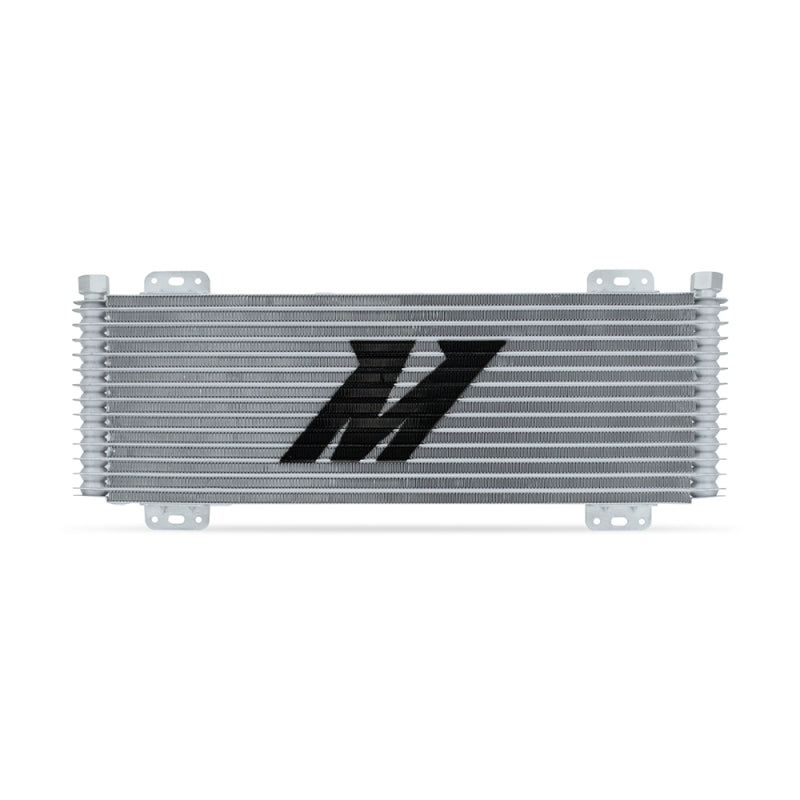 Mishimoto 13-Row Stacked Plate Transmission Cooler - Silver Mishimoto Transmission Coolers AXOPROS