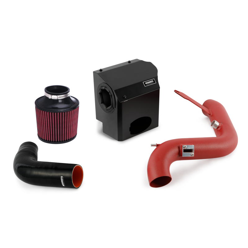 Mishimoto 14-15 Ford Fiesta ST 1.6L Performance Air Intake Kit - Wrinkle Red Mishimoto Cold Air Intakes AXOPROS