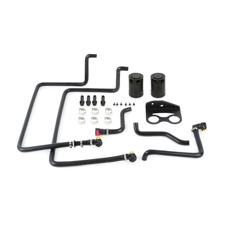 Mishimoto 15-17 Ford F-150 2.7L EcoBoost Baffled Oil Catch Can - Black Mishimoto Oil Catch Cans AXOPROS