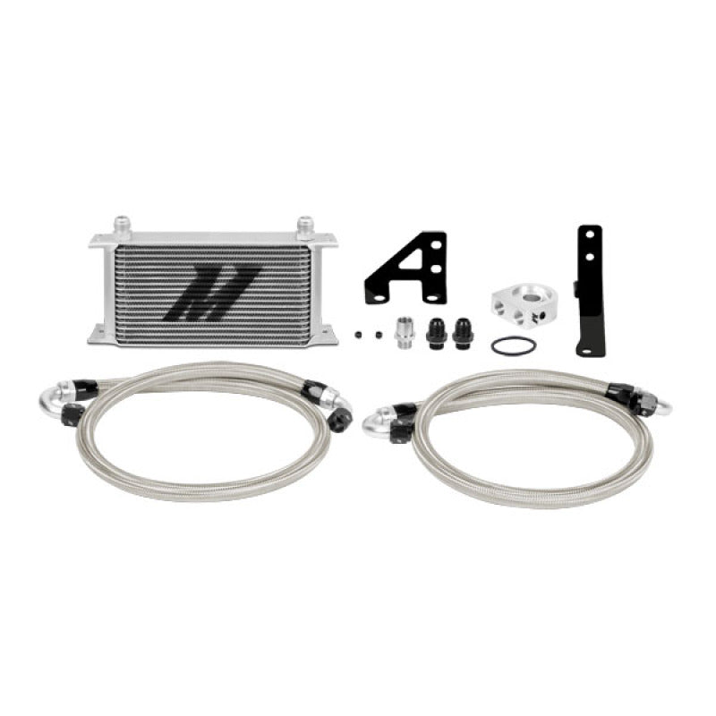 Mishimoto 15 Subaru STI Oil Cooler Kit - Silver Mishimoto Oil Coolers  AXOPROS