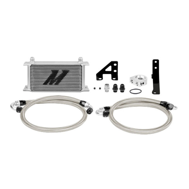 Mishimoto 15 Subaru STI Oil Cooler Kit - Silver Mishimoto Oil Coolers  AXOPROS