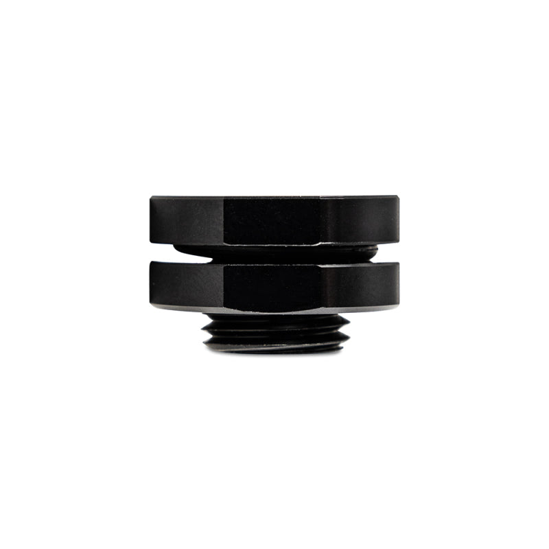 Mishimoto 1/8in NPT CNC-Machined Nozzle Mount Adapter - Black Mishimoto Fittings AXOPROS