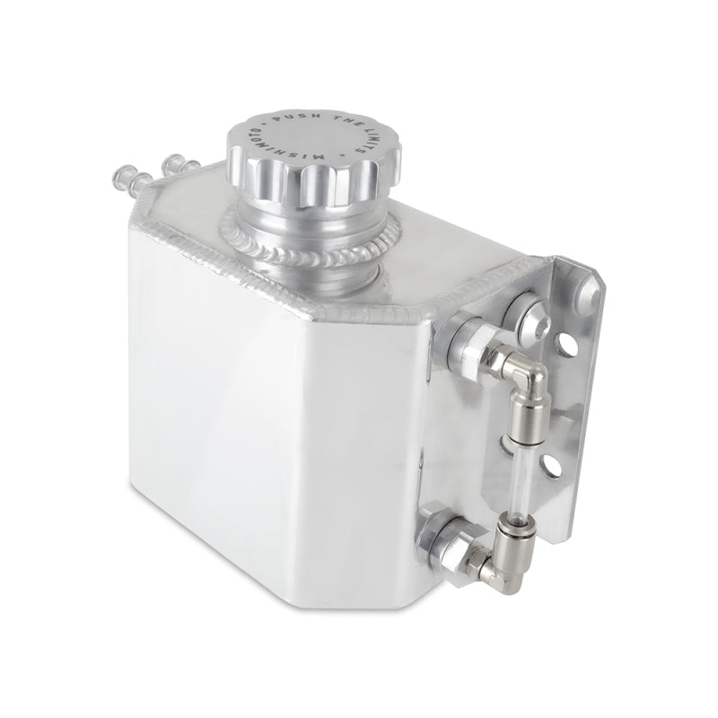 Mishimoto 1L Coolant Overflow Tank - Polished Mishimoto Coolant Reservoirs  AXOPROS