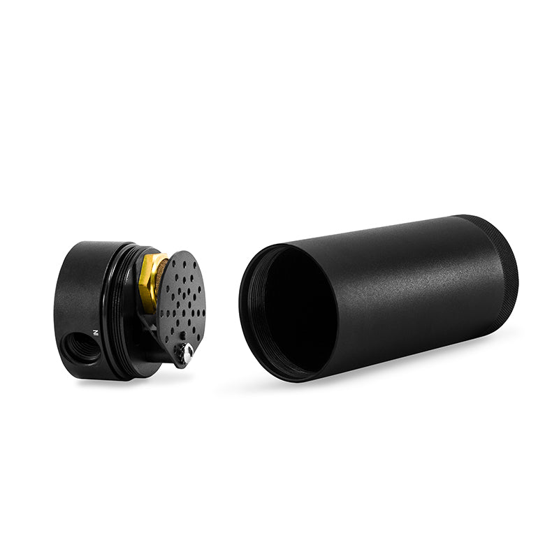 Mishimoto 2-Port Universal XL Baffled Catch Can - Black Mishimoto Oil Catch Cans AXOPROS