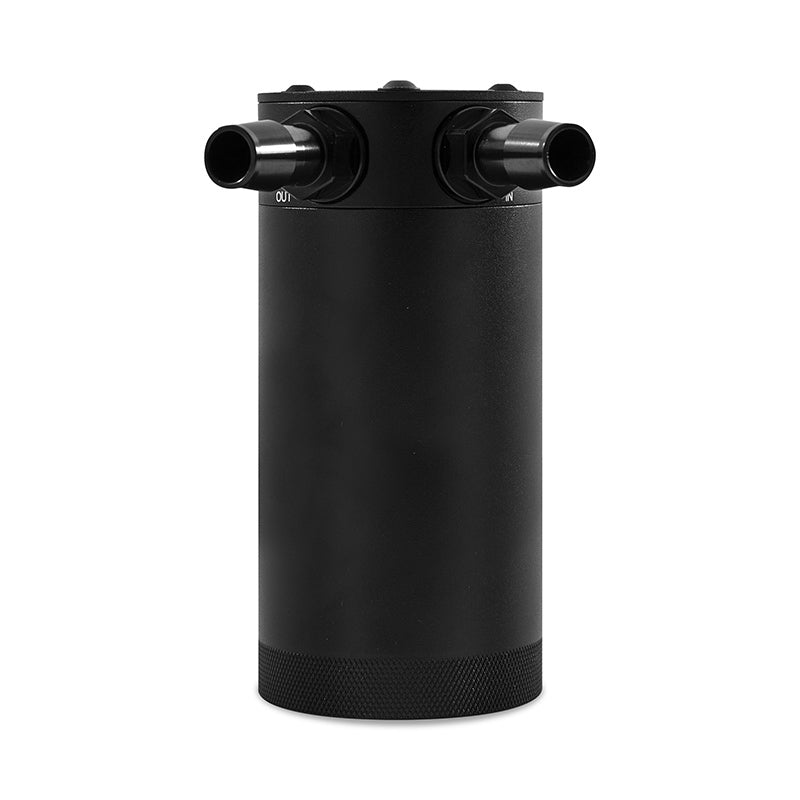 Mishimoto 2-Port Universal XL Baffled Catch Can - Black Mishimoto Oil Catch Cans AXOPROS