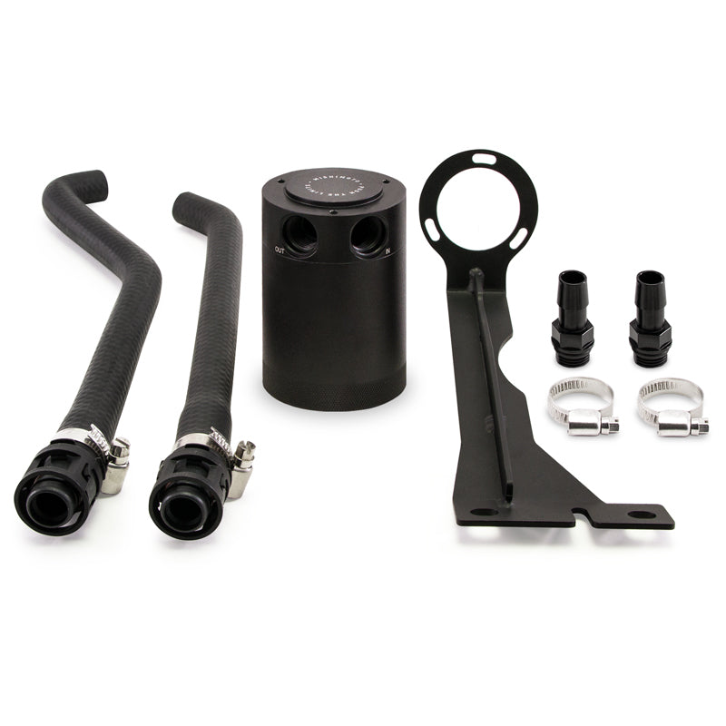 Mishimoto 2014+ Ford Fiesta ST Baffled Oil Catch Can Kit - Black Mishimoto Oil Catch Cans AXOPROS
