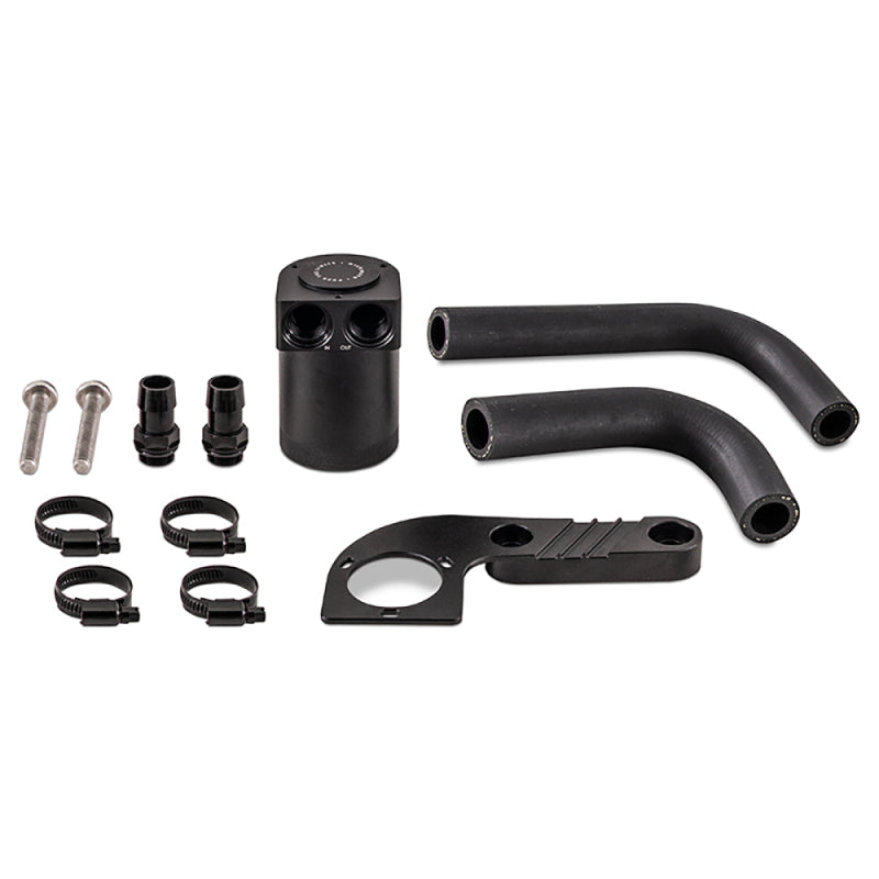Mishimoto 2015+ BMW F8X M3/M4 Baffled Oil Catch Can - Wrinkle Black Mishimoto Oil Catch Cans AXOPROS