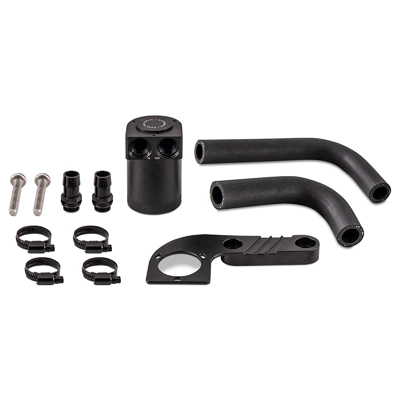 Mishimoto 2015+ BMW F8X M3/M4 Baffled Oil Catch Can - Wrinkle Black Mishimoto Oil Catch Cans AXOPROS