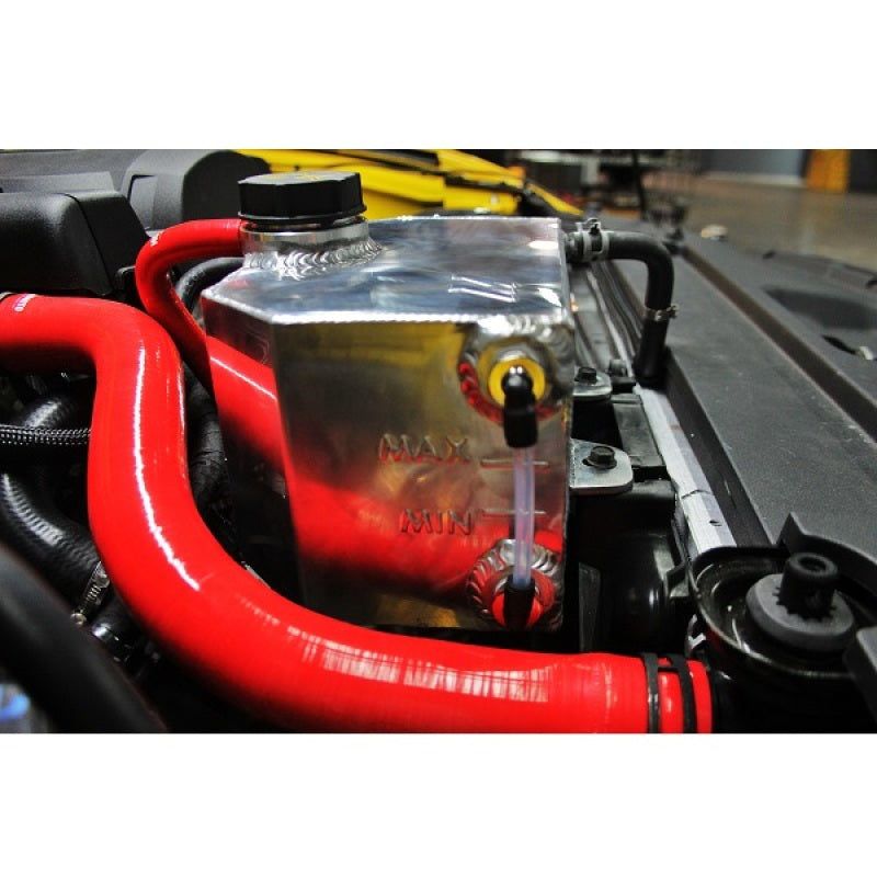 Mishimoto 2015 Ford Mustang EcoBoost / 3.7L / 5.0L  Aluminum Coolant Expansion Tank-Polished Mishimoto Coolant Reservoirs  AXOPROS
