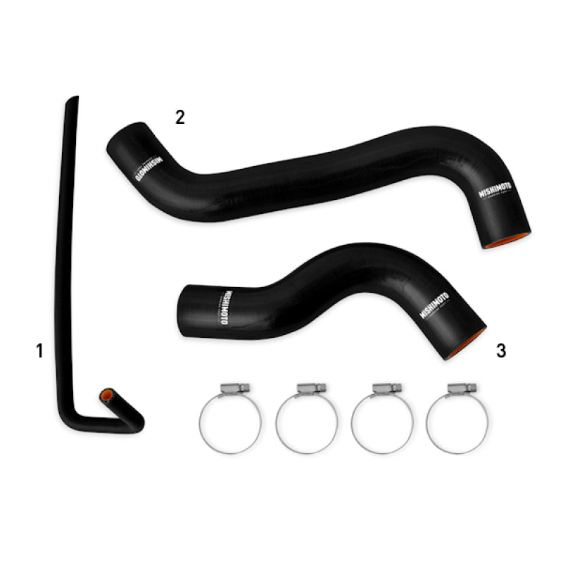Mishimoto 2015+ Subaru WRX Silicone Radiator Coolant Hose Kit - Black Mishimoto Hoses AXOPROS