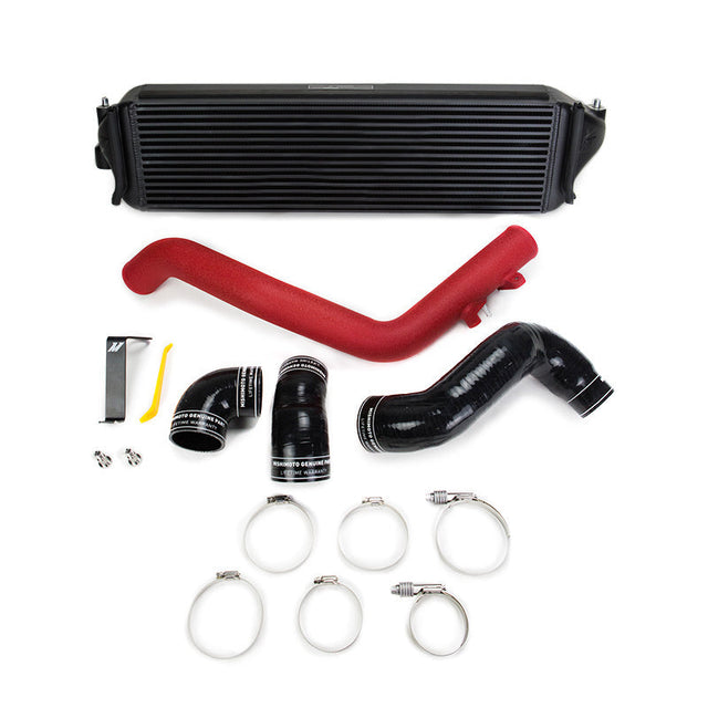Mishimoto 2017+ Honda Civic Type R Intercooler Kit - Black Intercooler Red Pipes Mishimoto Intercooler Kits  AXOPROS