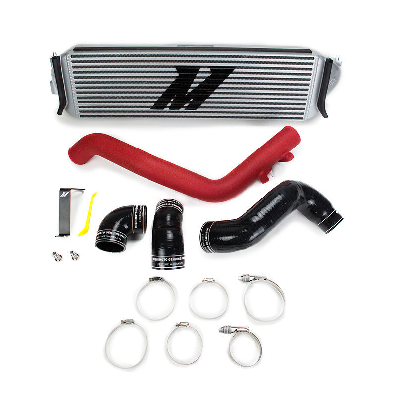 Mishimoto 2017+ Honda Civic Type R Intercooler Kit - Silver Intercooler Red Piping Mishimoto Intercooler Kits  AXOPROS