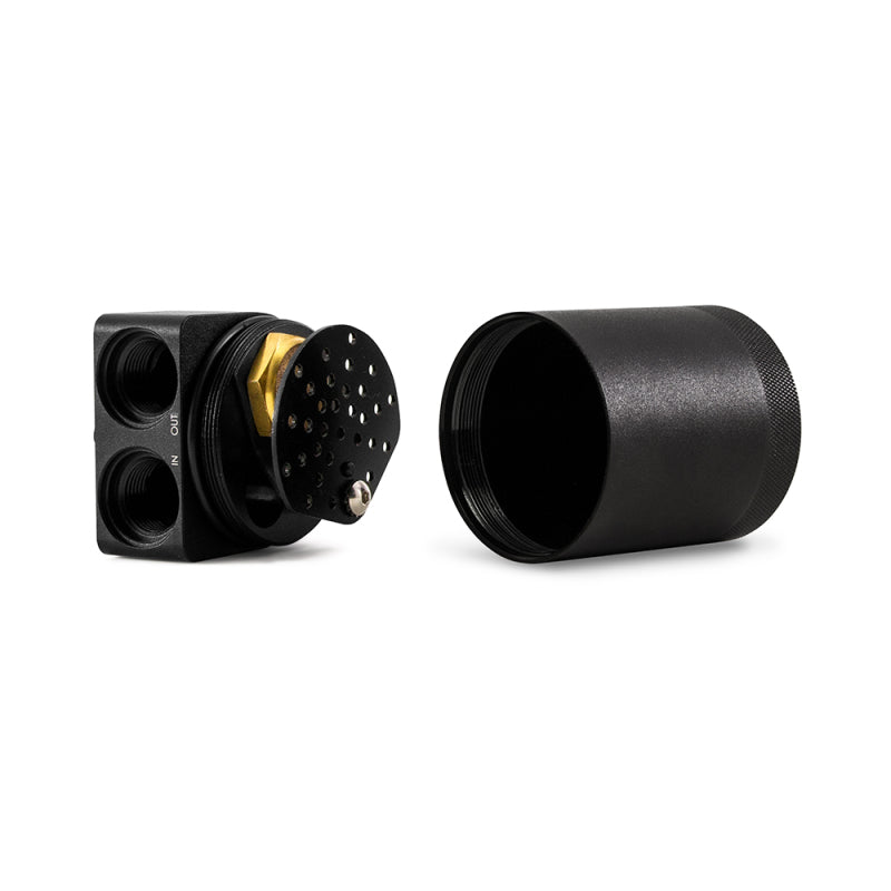Mishimoto 2020+ Chevrolet Corvette C8 Baffled Oil Catch Can Kit (PCV Side) - Black Mishimoto Oil Catch Cans AXOPROS